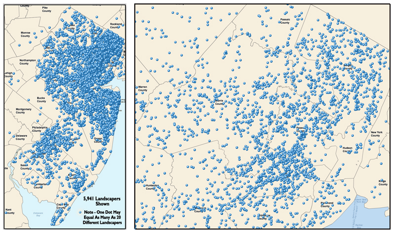 Geographic Sales Analysis Of Landscape Contractors In Nj